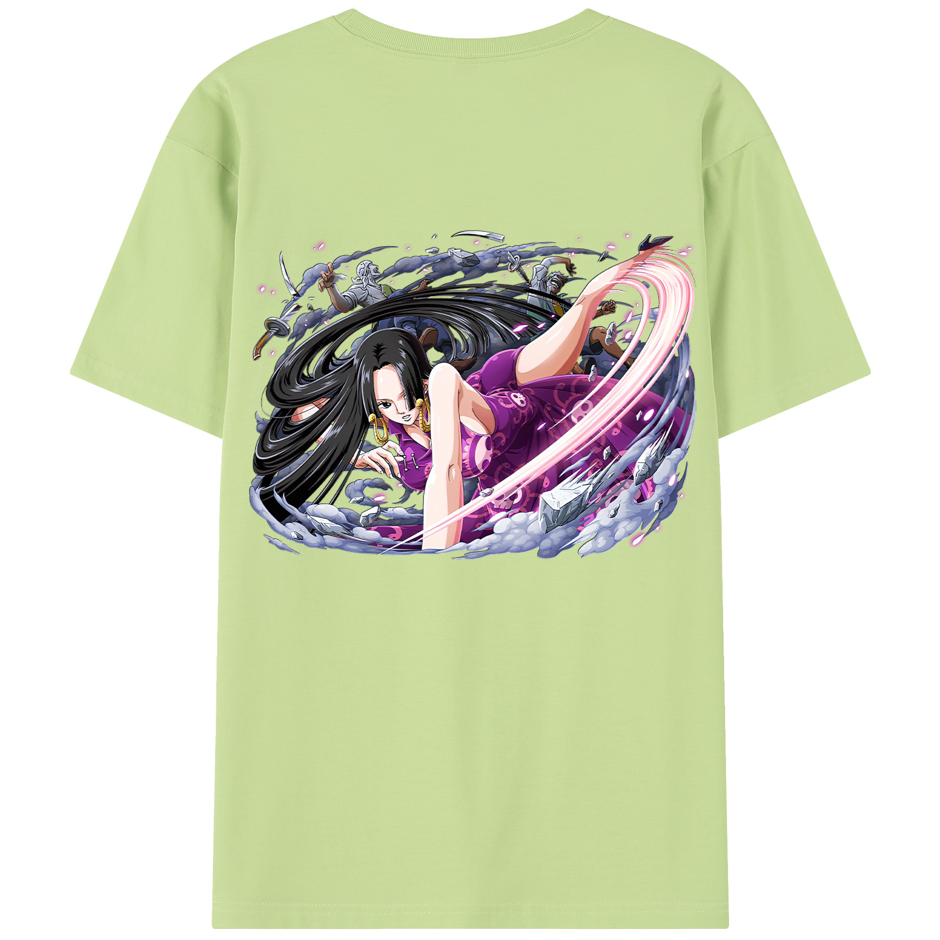 ワンピース ボア・ハンコック ONE PIECE Boa·Hancock 綿100％半袖Tシャツ（背面プリント）
